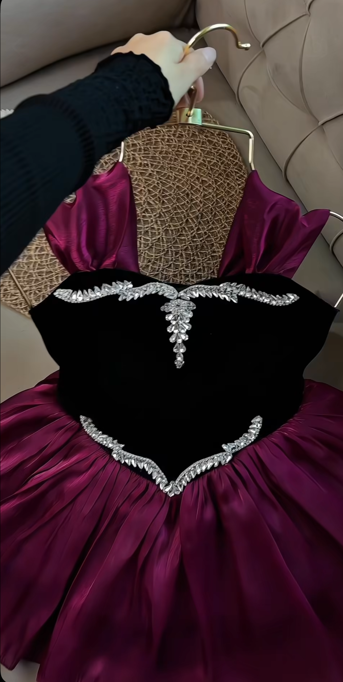 Velvet body fairy frock